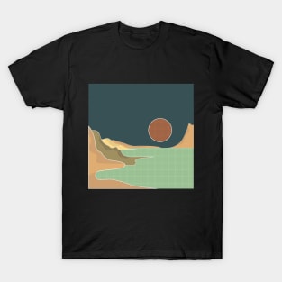 Landscape Vignette: Brown Mountain Beach T-Shirt